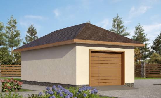 040-001-П Проект гаража из поризованных блоков Горно-Алтайск | Проекты домов от House Expert