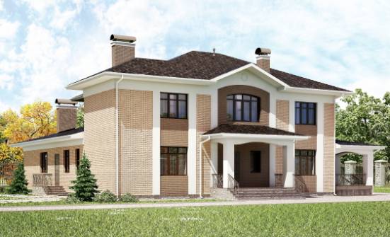 520-001-П Проект трехэтажного дома, современный загородный дом из арболита Горно-Алтайск | Проекты домов от House Expert