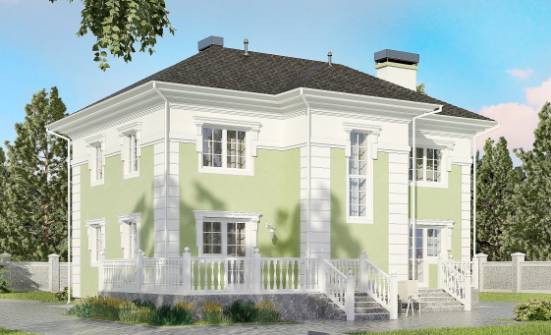 155-005-П Проект двухэтажного дома, уютный коттедж из газосиликатных блоков Горно-Алтайск | Проекты домов от House Expert