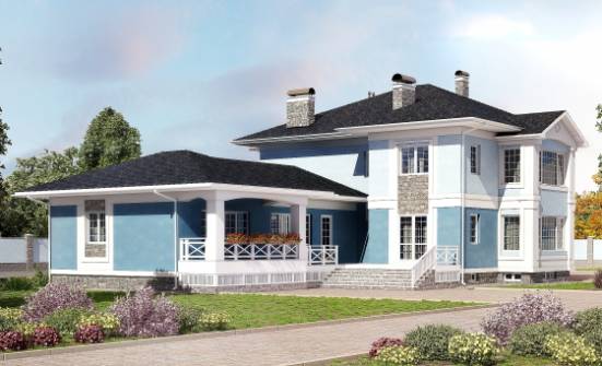 620-001-П Проект трехэтажного дома, гараж, огромный коттедж из газосиликатных блоков Горно-Алтайск | Проекты домов от House Expert