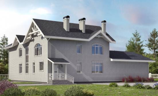 340-004-П Проект двухэтажного дома, огромный домик из бризолита Горно-Алтайск | Проекты домов от House Expert