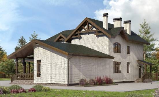 340-004-Л Проект двухэтажного дома, современный загородный дом из твинблока Горно-Алтайск | Проекты домов от House Expert