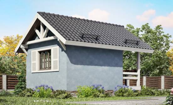 020-001-П Проект одноэтажного дома, бюджетный домик из дерева Горно-Алтайск | Проекты домов от House Expert