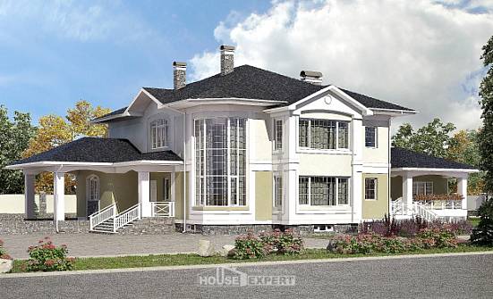 620-001-Л Проект трехэтажного дома, гараж, красивый коттедж из арболита Горно-Алтайск | Проекты домов от House Expert