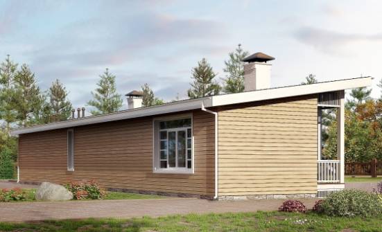 110-004-Л Проект бани из кирпича Горно-Алтайск | Проекты одноэтажных домов от House Expert