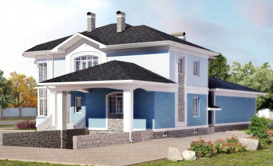 620-001-П Проект трехэтажного дома, гараж, огромный коттедж из газосиликатных блоков Горно-Алтайск | Проекты домов от House Expert