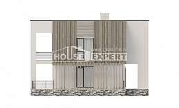 150-017-П Проект двухэтажного дома, бюджетный коттедж из твинблока, House Expert