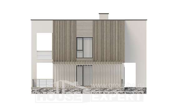 150-017-П Проект двухэтажного дома, небольшой домик из керамзитобетонных блоков Горно-Алтайск, House Expert