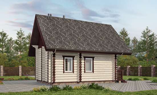 035-001-Л Проект бани из дерева Горно-Алтайск | Проекты одноэтажных домов от House Expert