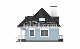 110-001-Л Проект двухэтажного дома с мансардным этажом, бюджетный дом из твинблока Горно-Алтайск, House Expert