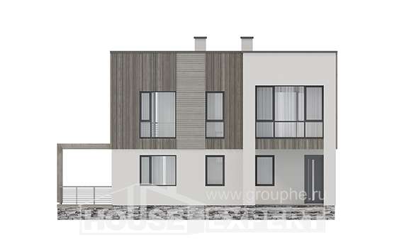 150-017-П Проект двухэтажного дома, уютный дом из бризолита Горно-Алтайск, House Expert