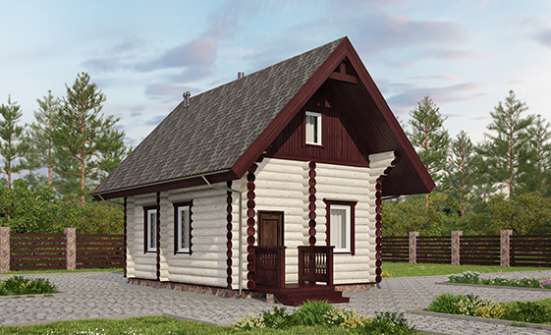 035-001-Л Проект бани из дерева Горно-Алтайск | Проекты домов от House Expert