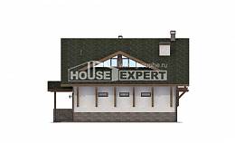 190-007-П Проект двухэтажного дома с мансардой и гаражом, современный домик из кирпича Горно-Алтайск, House Expert