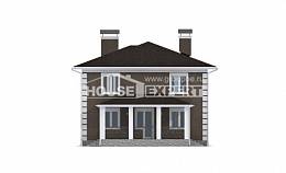 185-002-П Проект двухэтажного дома, красивый дом из арболита Горно-Алтайск, House Expert