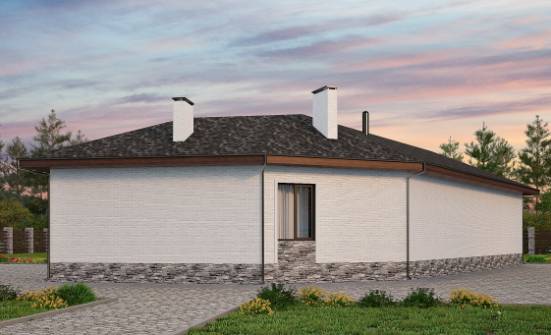 145-001-Л Проект бани из арболита Горно-Алтайск | Проекты одноэтажных домов от House Expert