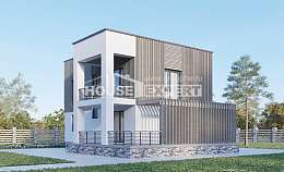 150-017-П Проект двухэтажного дома, бюджетный дом из газосиликатных блоков Горно-Алтайск, House Expert