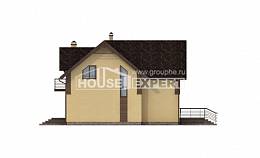 150-009-Л Проект двухэтажного дома с мансардой, доступный загородный дом из бризолита, House Expert