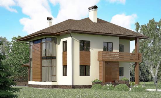 300-001-П Проект двухэтажного дома, просторный дом из кирпича, House Expert