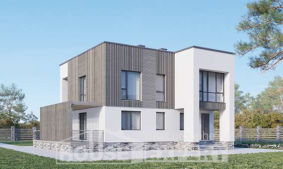 150-017-П Проект двухэтажного дома, бюджетный коттедж из арболита Горно-Алтайск, House Expert
