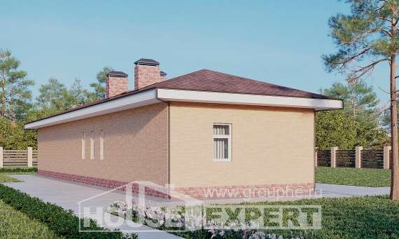 110-006-П Проект бани из поризованных блоков Горно-Алтайск, House Expert