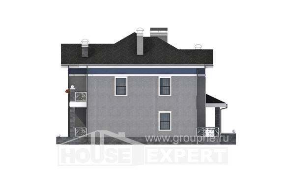 200-006-Л Проект двухэтажного дома, уютный дом из кирпича Горно-Алтайск, House Expert