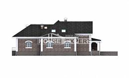 490-001-П Проект трехэтажного дома мансардой, гараж, уютный коттедж из кирпича Горно-Алтайск, House Expert