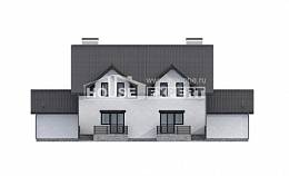 290-003-П Проект двухэтажного дома мансардный этаж, современный коттедж из бризолита Горно-Алтайск, House Expert